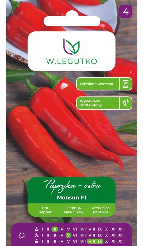 Papryka Monsun F1 0,3g Legutko