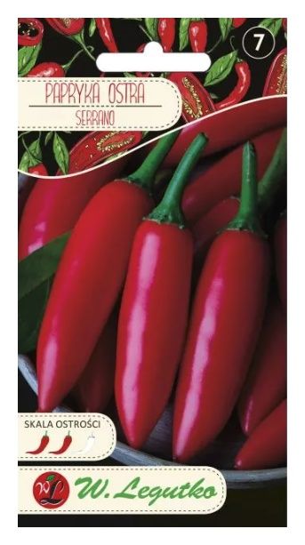Papryka ostra Serrano - 0,15g Legutko