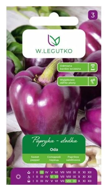 Papryka słodka Oda - 0,5g Legutko