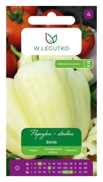 Papryka słodka Zorza - 0,5g Legutko