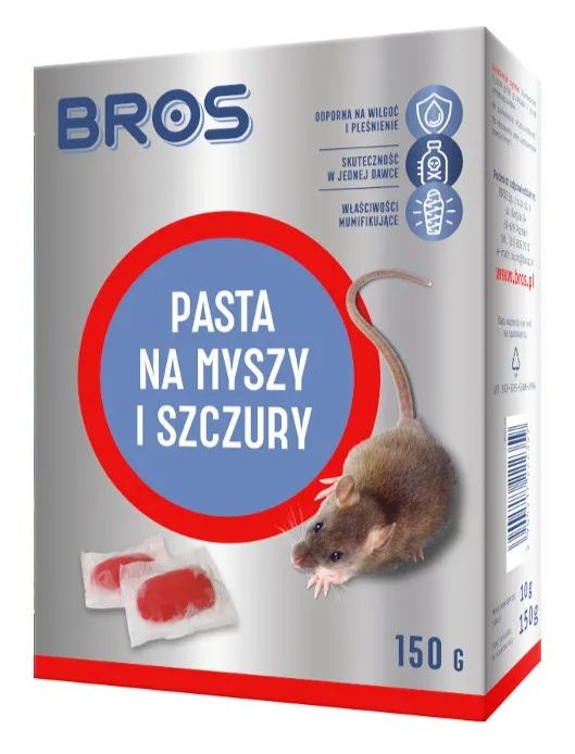 Pasta na myszy i szczury 150g BROS2