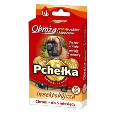 Obroża na pchły i kleszcze dla psa TĘCZA 65cm Pchełka