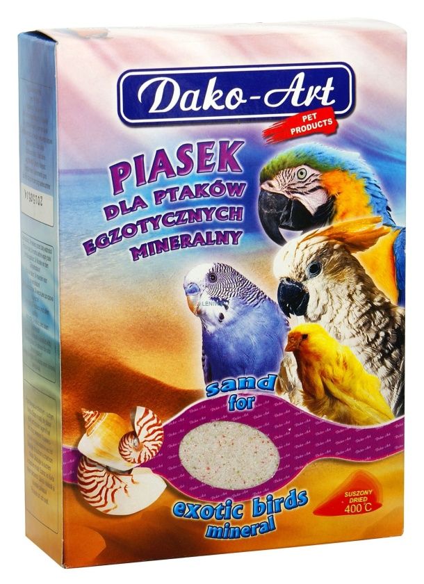 Piasek mineralny dla ptaków egzotycznych 1,5kg DAKO-ART