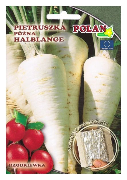 Pietruszka Halblange + Rzodkiewka Rowa taśma 6m Polan