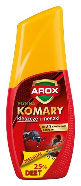 Płyn Deet Medium na komary, kleszcze i meszki 100 ml Arox