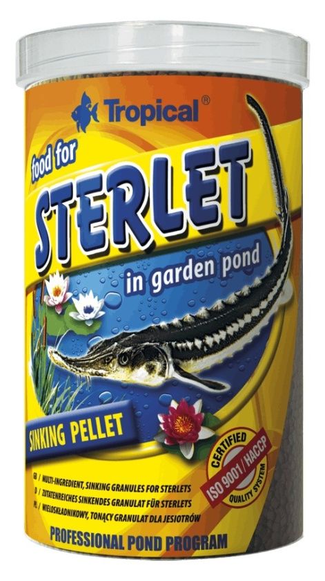 Pokarm dla jesiotrów Food for Sterlet 1l/650g Tropical