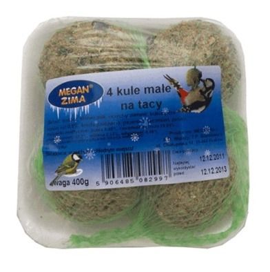 Pokarm zimowy dla sikorek Megan – 4 małe kule po 100 g
