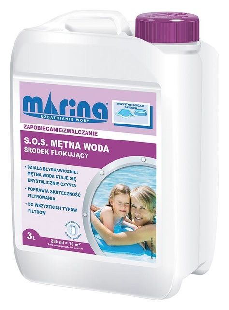 Preparat flokujący do basenu 3 L Marina