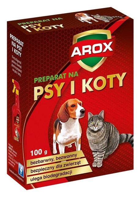 Preparat odstraszający psy i koty 100g Arox