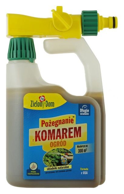 Preparat z rozpylaczem Pożegnanie z komarem Zielony dom