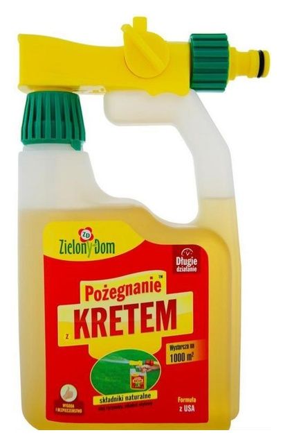 Preparat z rozpylaczem Pożegnanie z kopcami kreta 950 ml Zielony Dom