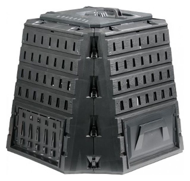 Kompostownik Biocompo 1018x1018x844mm 500 L czarna Prosperplast 