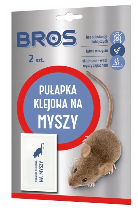 Pułapka klejowa na myszy 2 sztuki Bros