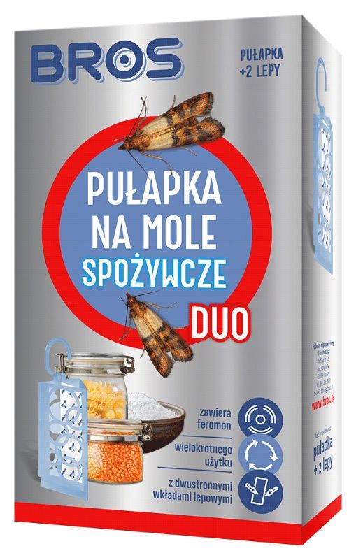Pułapka na mole spożywcze DUO +2 wkłady BROS1