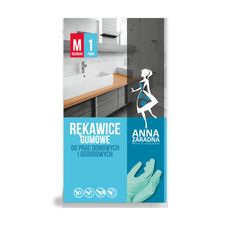 Rękawice gumowe rozmiar M Anna Zaradna