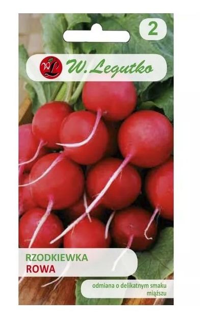 Rzodkiewka okrągła czerwona Rowa 5g Legutko