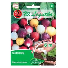 Rzodkiewka okrągła mieszanka odmian - taśma 6m Legutko