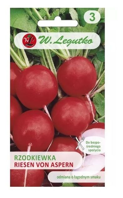 Rzodkiewka okrągła Riesen von Aspern 5g Legutko