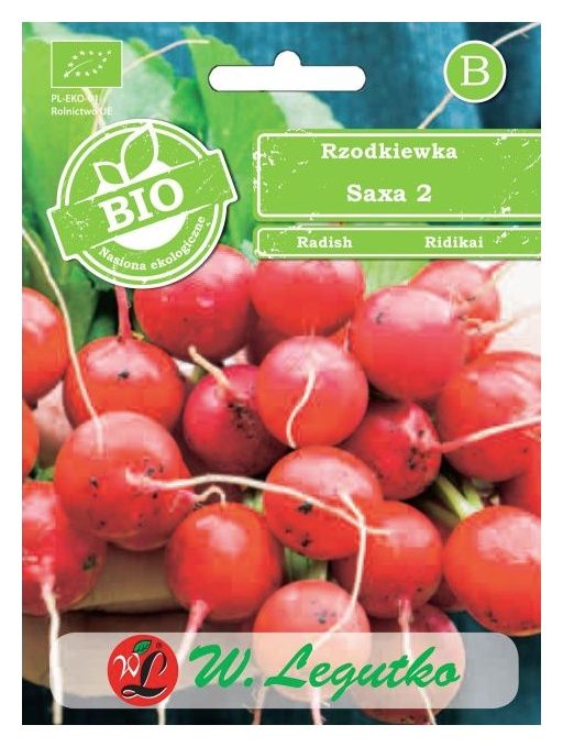 Rzodkiewka Saxa 2 BIO 5g Legutko