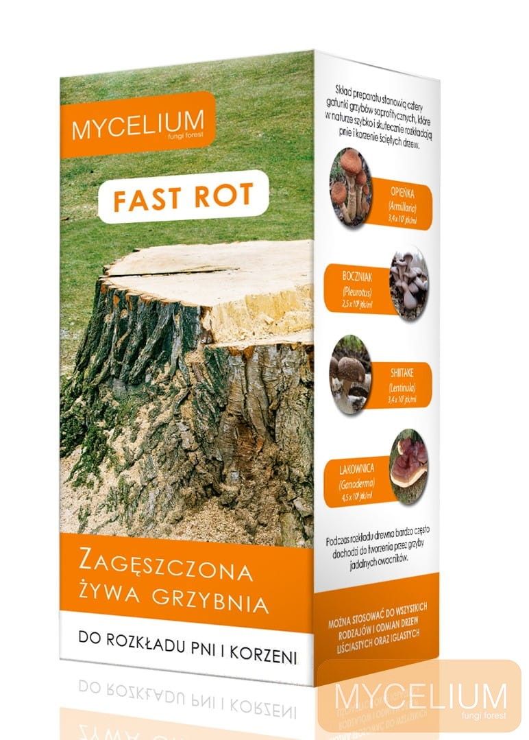 Fast Rot Żywa Grzybnia do usuwania pni i korzeni 500 ml Mycelium