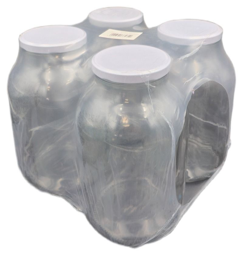 Słoje 4000 ml 4 sztuki z nakrętką fi 100 Artman