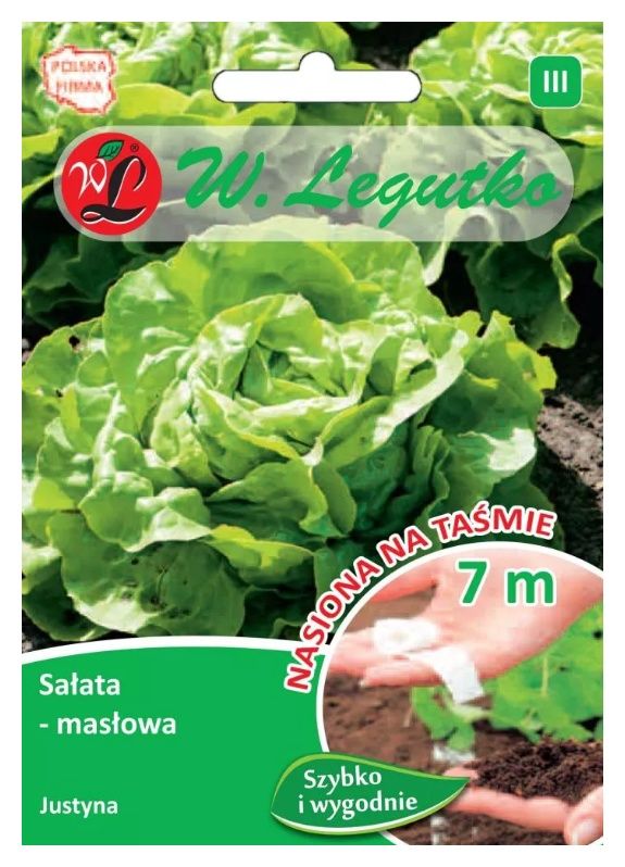 Sałata Justyna taśma 7 m Legutko