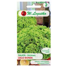 Sałata liściowa Lollo Bionda 1g Legutko