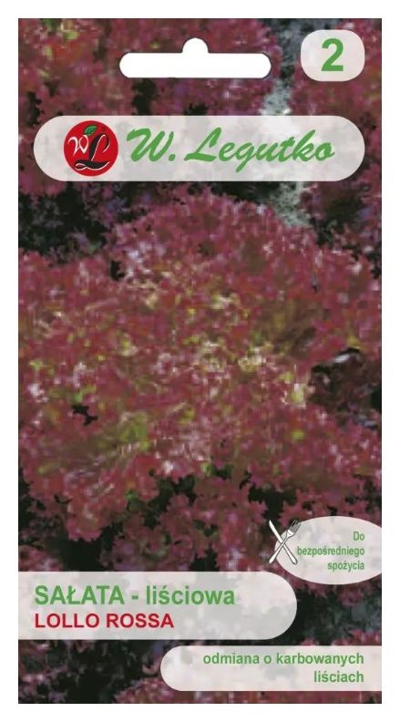 Sałata liściowa Lollo Rosa 1g Legutko