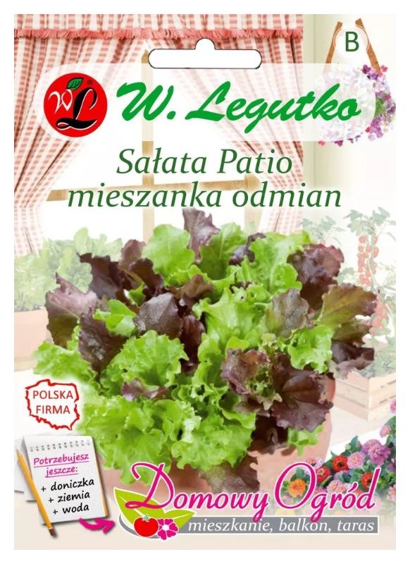 Sałata Patio mix odmian 1g Legutko