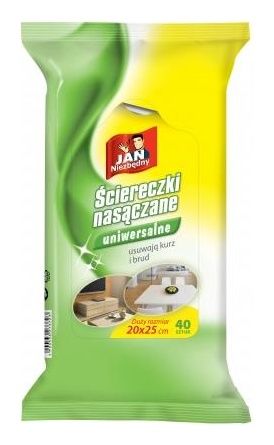 Ściereczki nasączane uniwersalne 40szt Jan Niezbędny