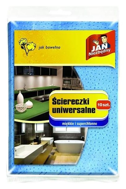 Ściereczki uniwersalne 10 sztuk Jan Niezbędny