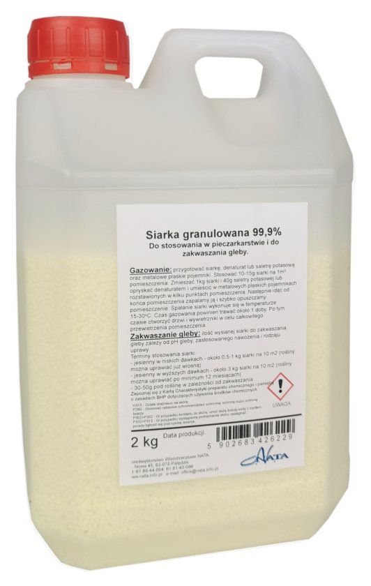 Siarka granulowana do dezynfekcji Agropak1