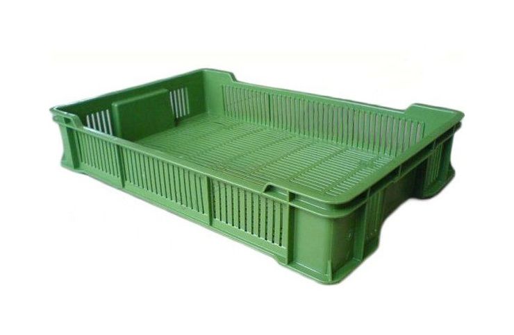Skrzynka transportowa 600x400x150 mm 10 kg Zielona Produkt Polski