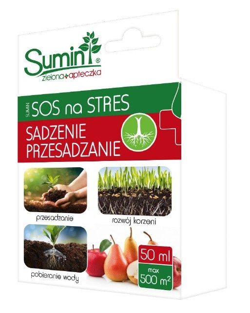 SOS na STRES Sadzenie Przesadzanie 50ml Sumin