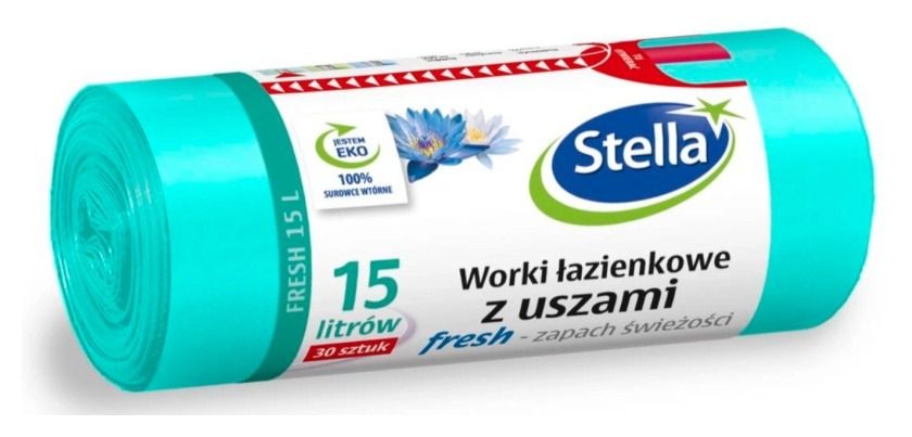 Worki łazienkowe fresh 15l 30szt Stella