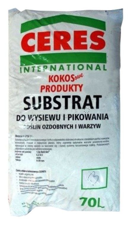 Substrat kokosowy do wysiewu i pikowania B 70L Ceres