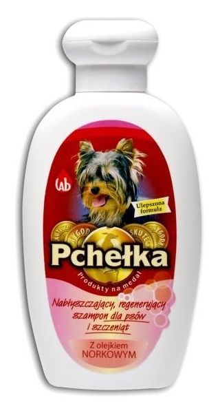 Szampon dla psa z olejkiem norkowym 200ml Pchełka