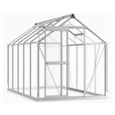 Szklarnia z poliwęglanu 183x303 cm silver Focus Garden11
