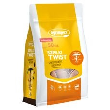 Szpilki do włókniny Twist czarne 50 sztuk Agrimpex