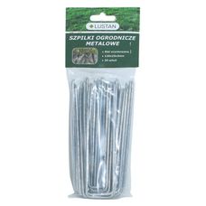 Szpilki ogrodnicze metalowe "U" 120/25/3 mm 20 sztuk Lustan1