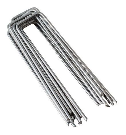 Metalowe szpilki ogrodnicze typu U 16 cm - 20 sztuk Lustan