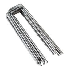 Metalowe szpilki ogrodnicze typu U 16 cm - 20 sztuk Lustan