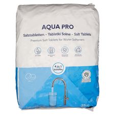 Tabletki solne Aqua Pro zmiękczacz wody 25kg Qemetica