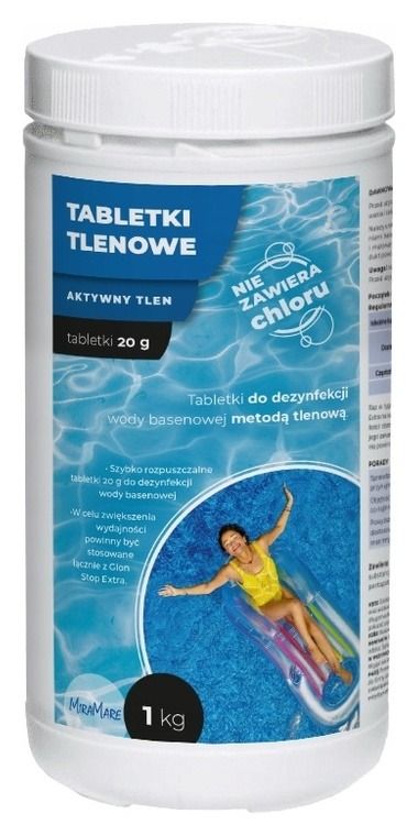 Tabletki tlenowe 20g 1kg MiraMare