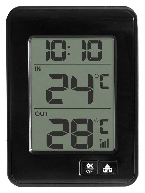 Elektroniczny termometr czarny Biowin 250308