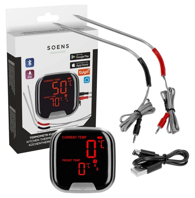 Termometr kuchenny z Bluetooth, 2 sondy 186012 Browin11