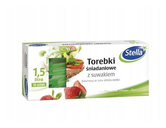 Torebki strunowe z suwakiem 1,5L 16 sztuk Stella12