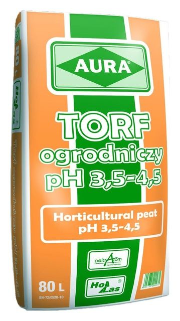 Torf naturalny kwaśny 80 L Hollas