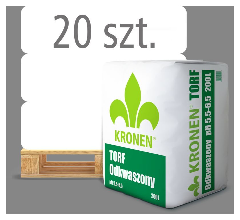 Torf odkwaszony 200 L Kronen - Paleta (20 sztuk)
