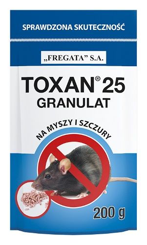 Toxan 25 granulat 150g Fregata